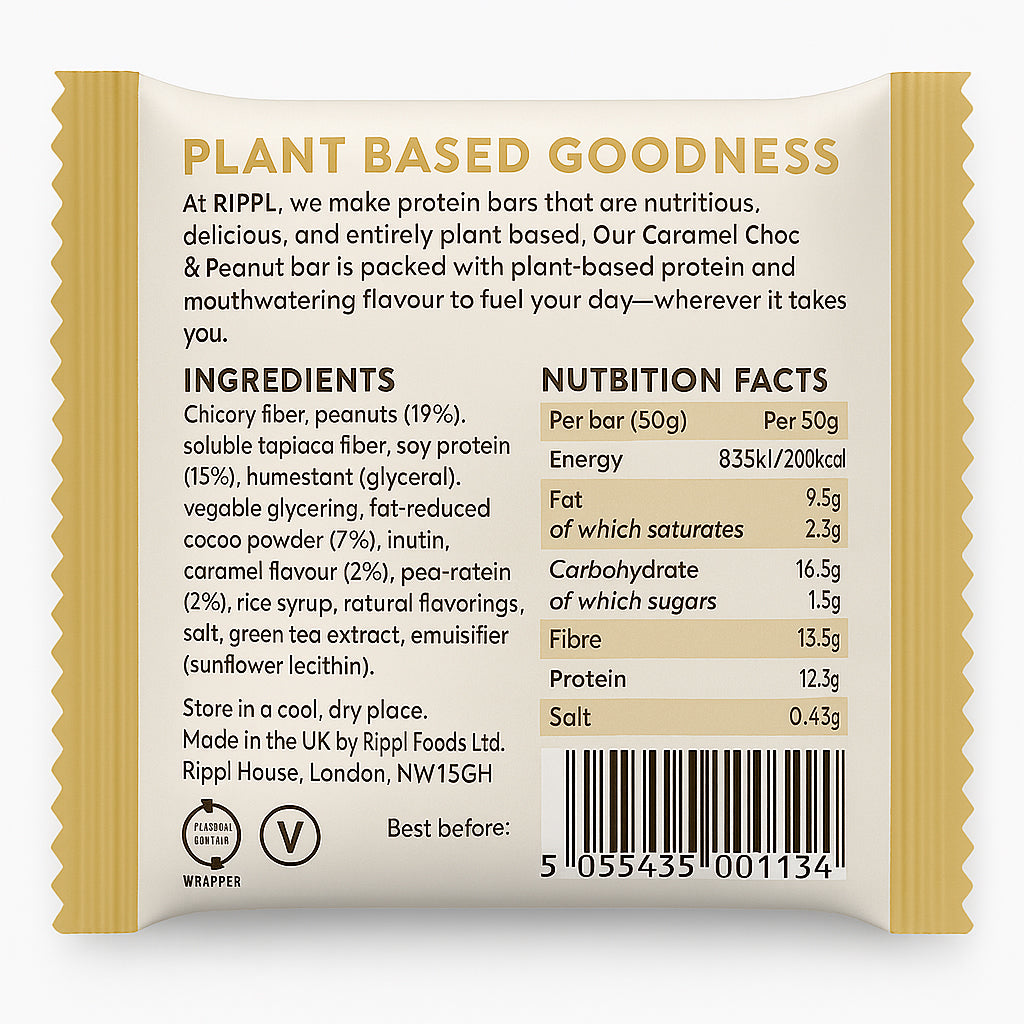 Rippl Caramel Chocolate & Peanut Protein Booster