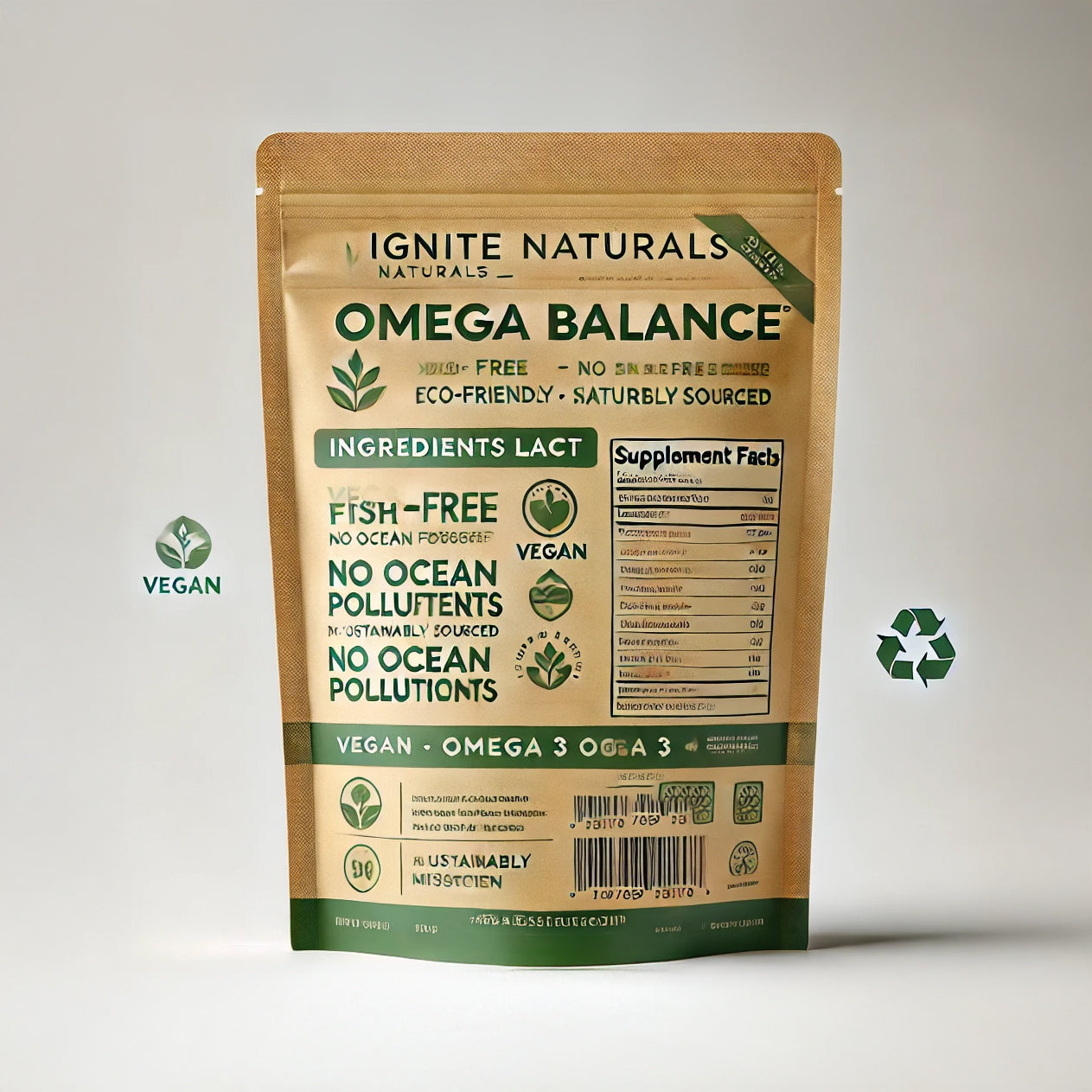 Omega 3 DHA Kapseln aus Algenöl