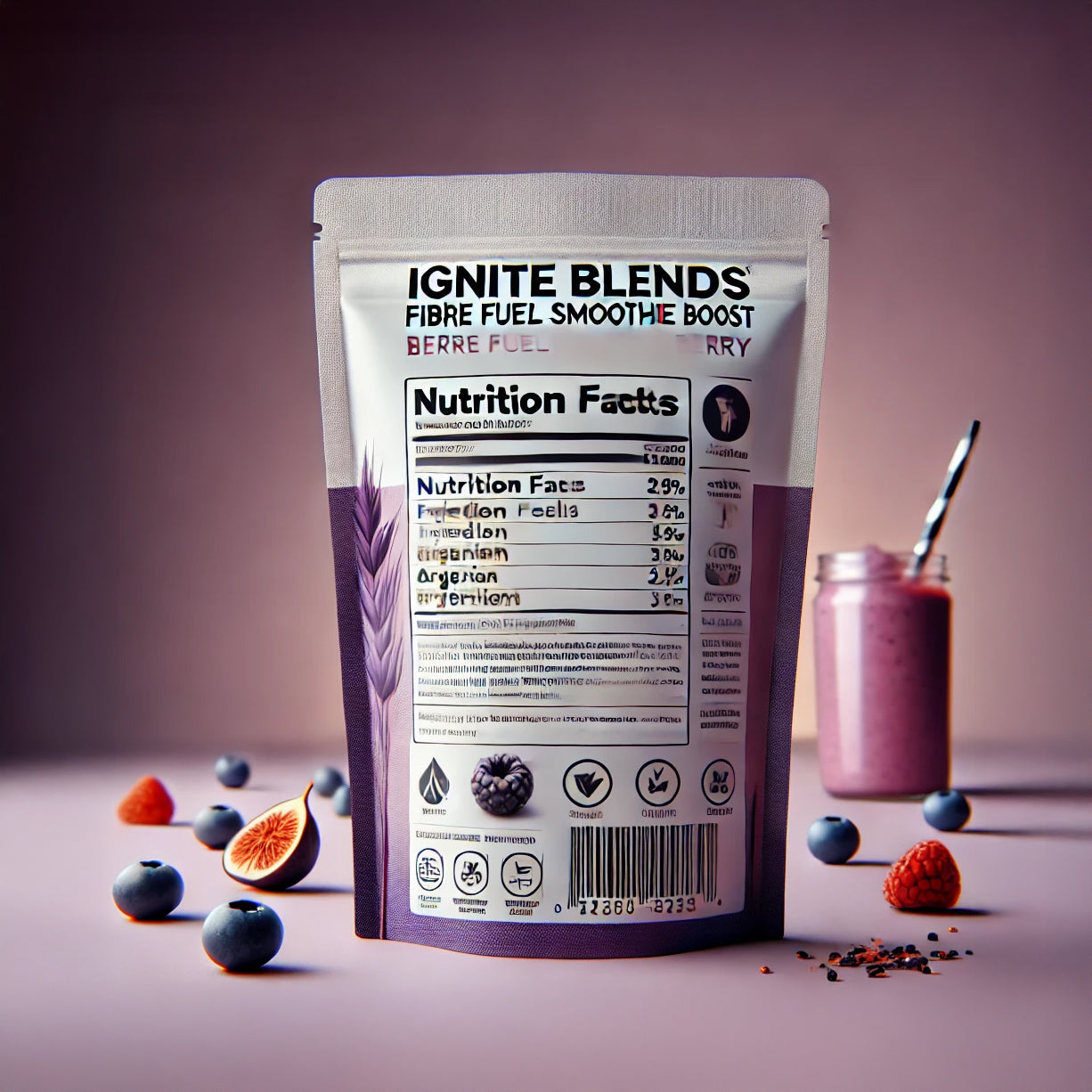 Fibre Fuel Smoothie Boost - Berry