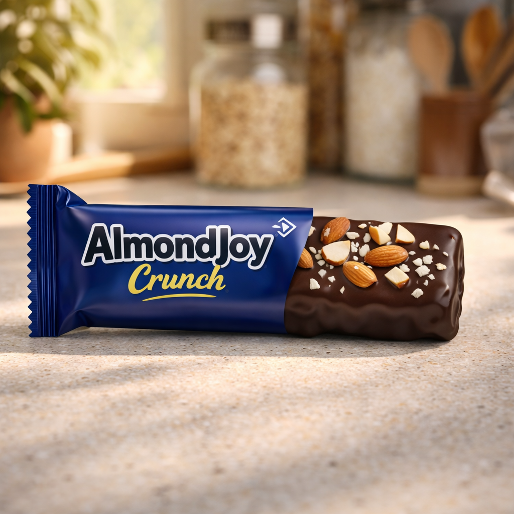 Almond Joy Crunch Protein Bar — lifestyle shot