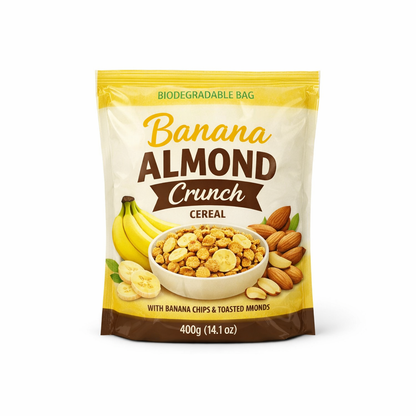 Banana Almond Crunch Cereal — 400g / 400g