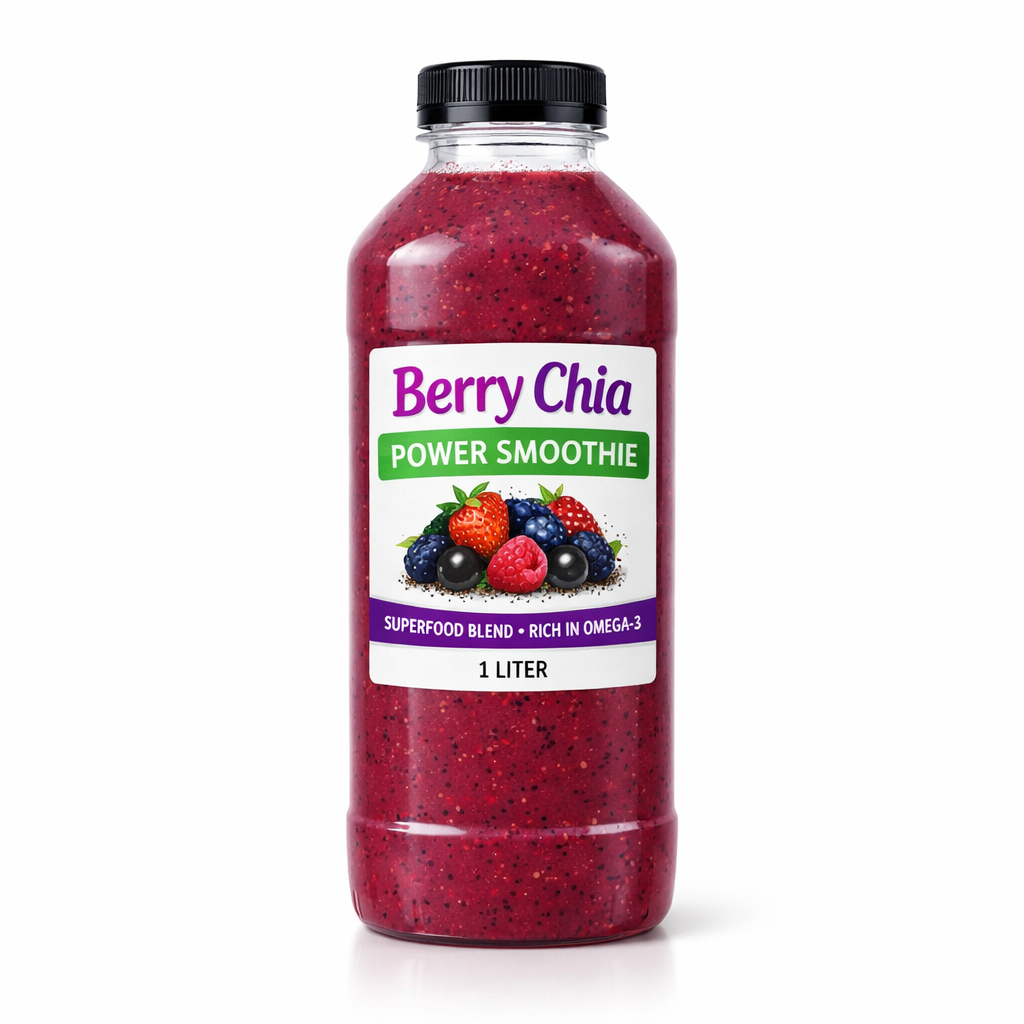 Berry Chia Power Smoothie — 1L