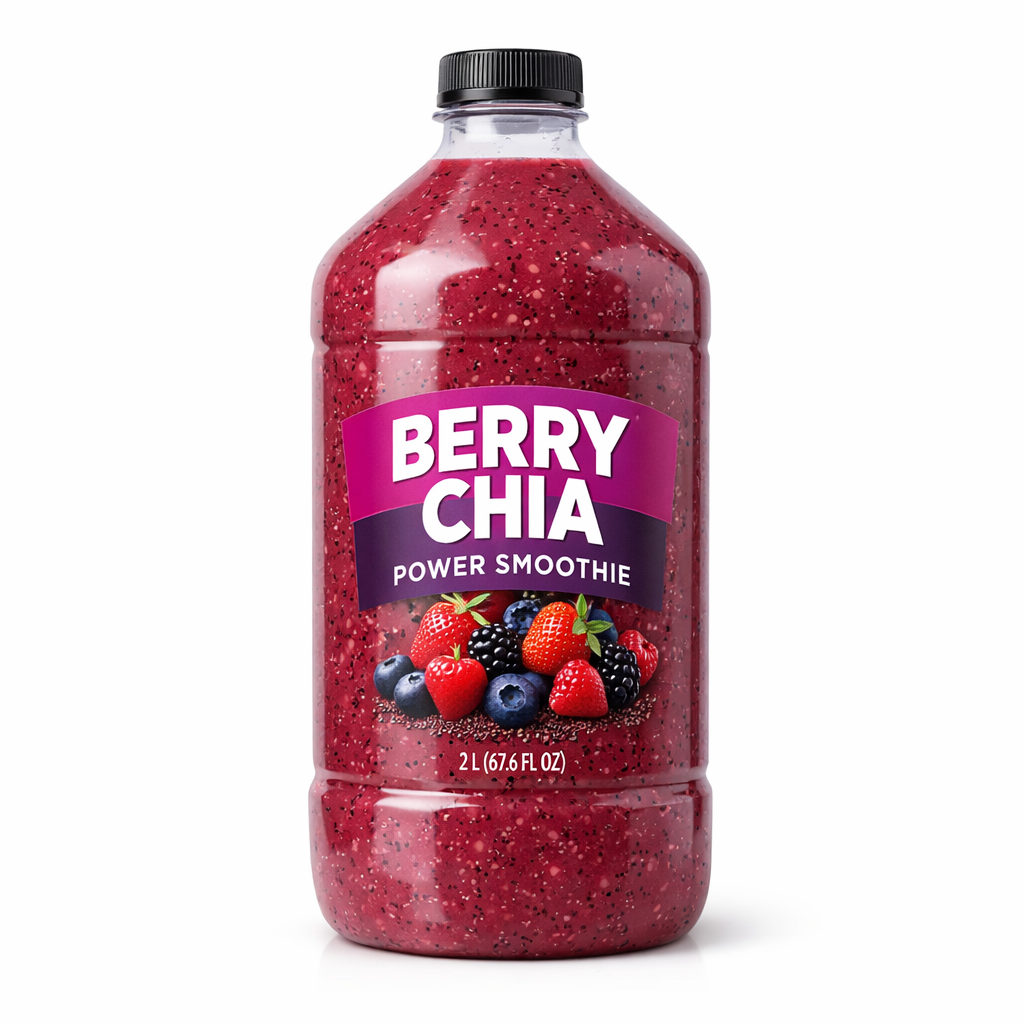 Berry Chia Power Smoothie — 2L
