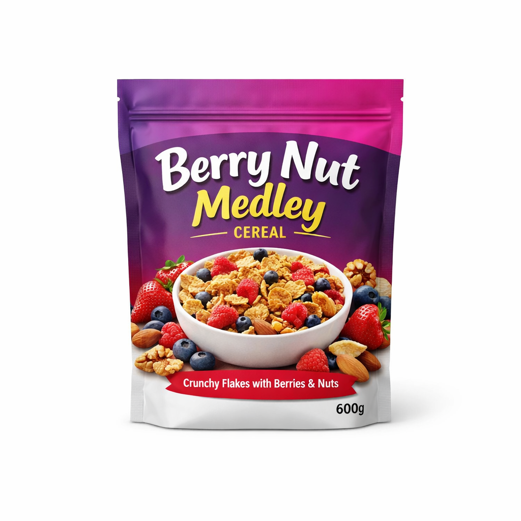 Berry Nut Medley Cereal — 600g / 600g