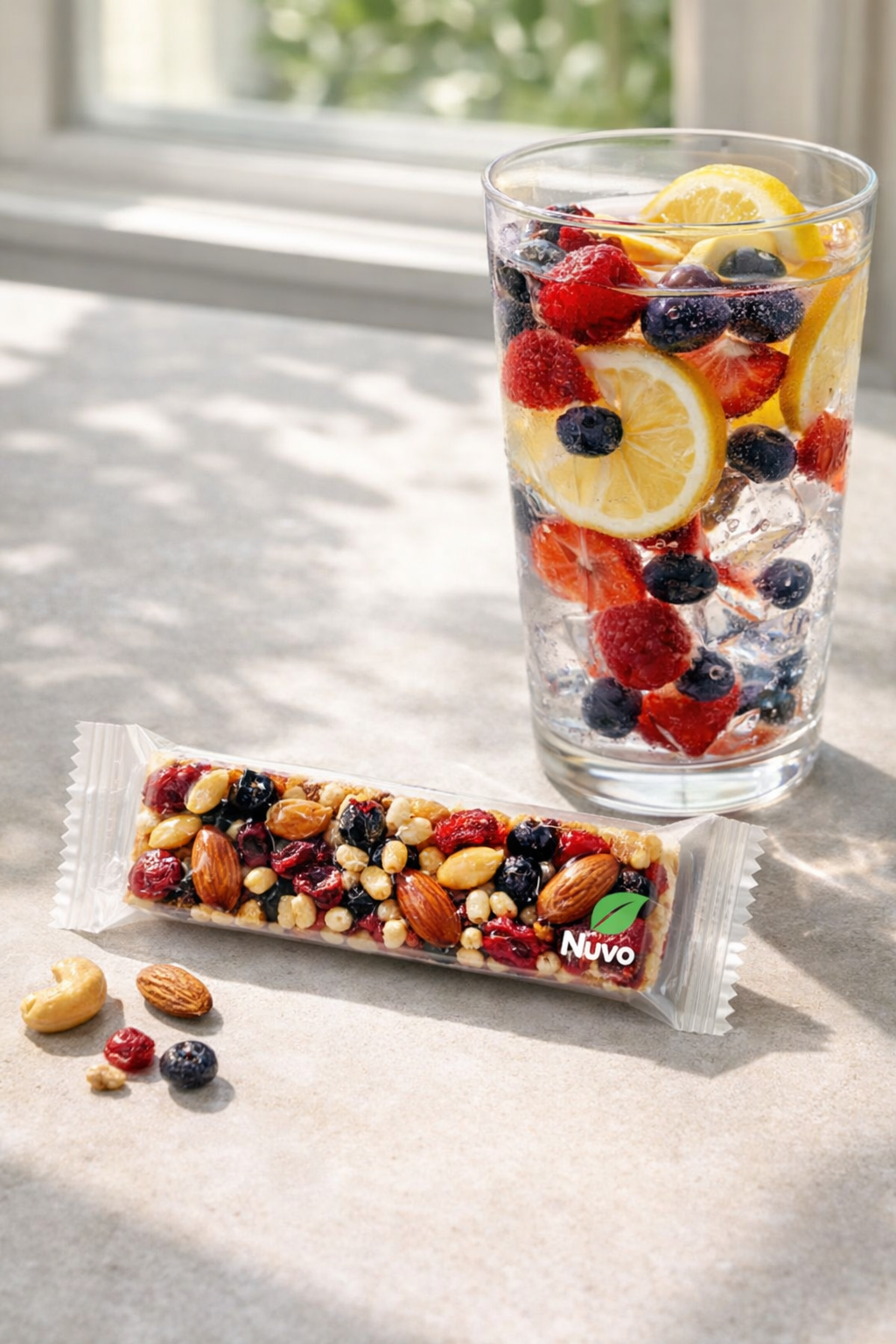 Berry Nut Medley Protein Bar — lifestyle