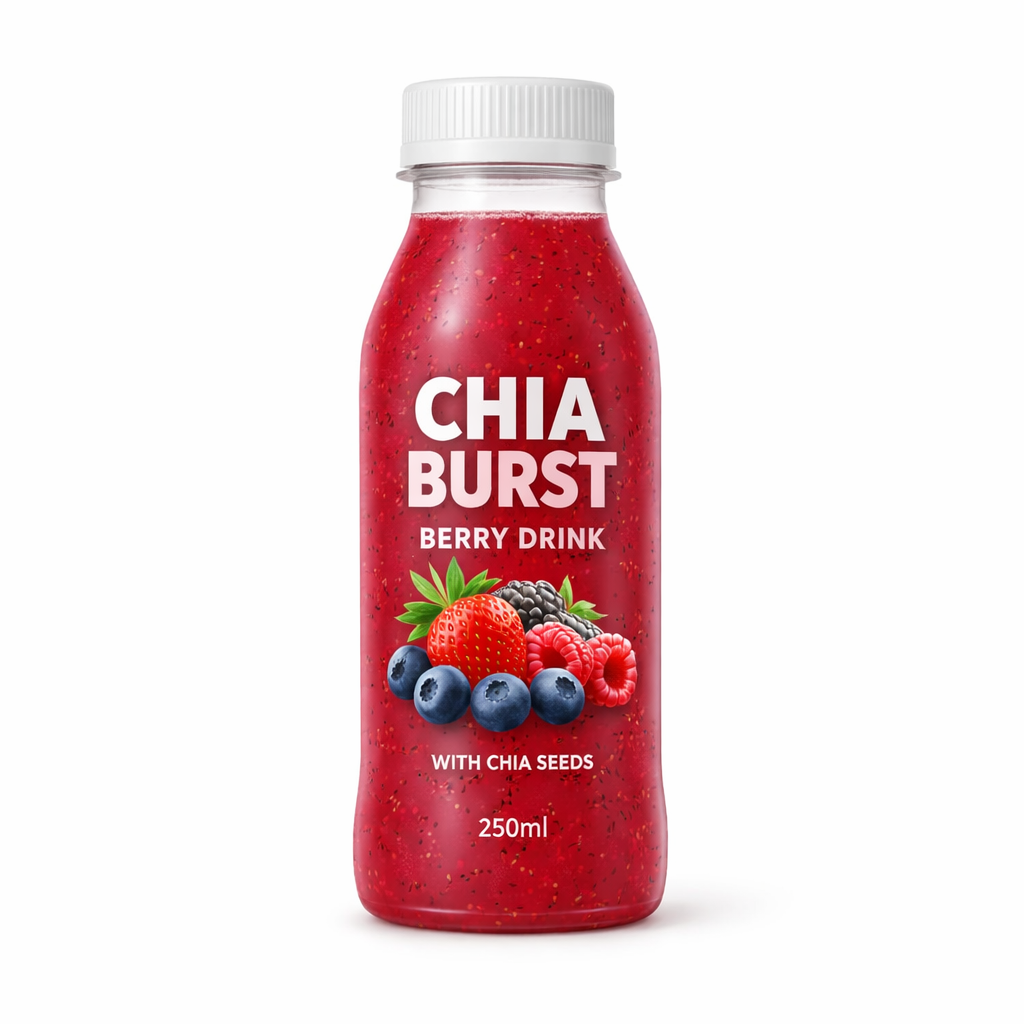 Chia Burst Berry Drink — 250ml