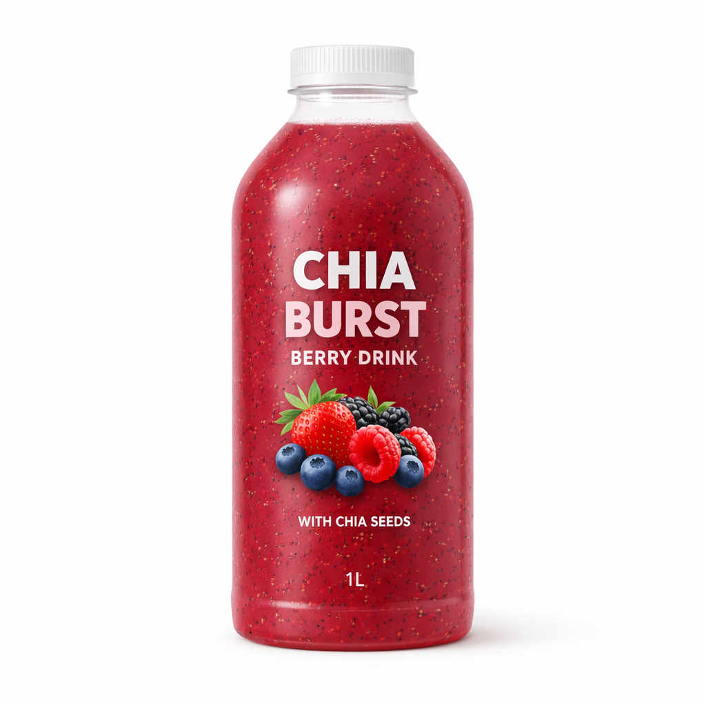 Chia Burst Berry Drink — 1L