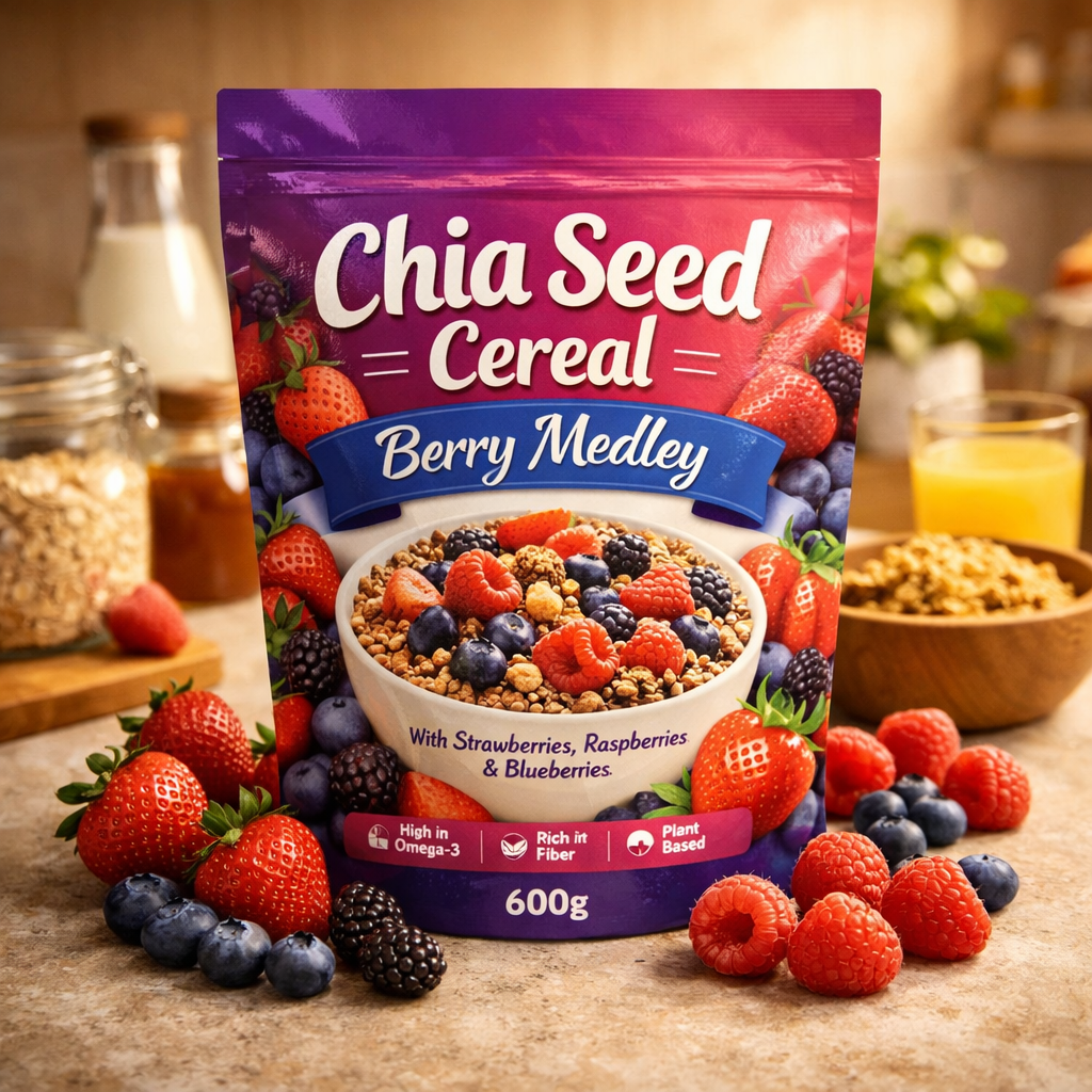 Chia Seed Cereal - Berry Medley — 600g / 600g