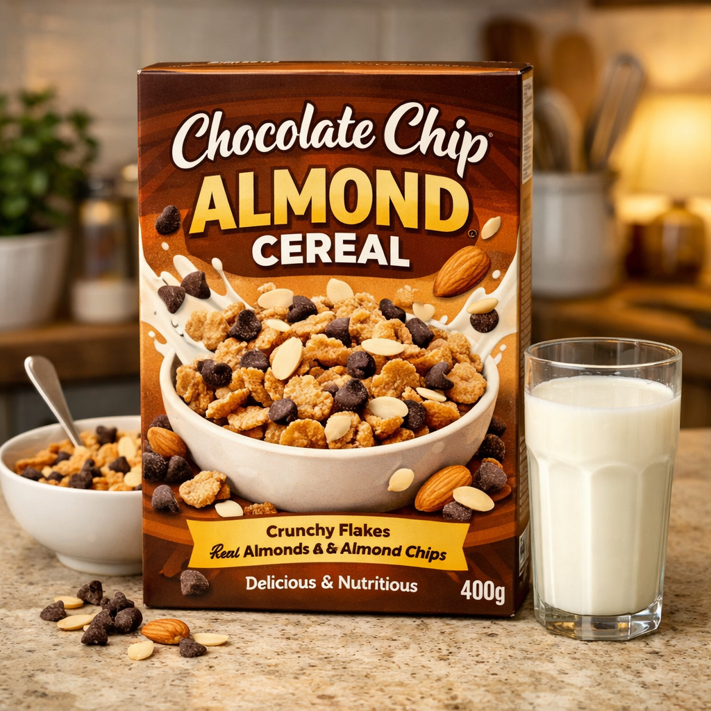 Chocolate Chip Almond Cereal — 400g / 400g