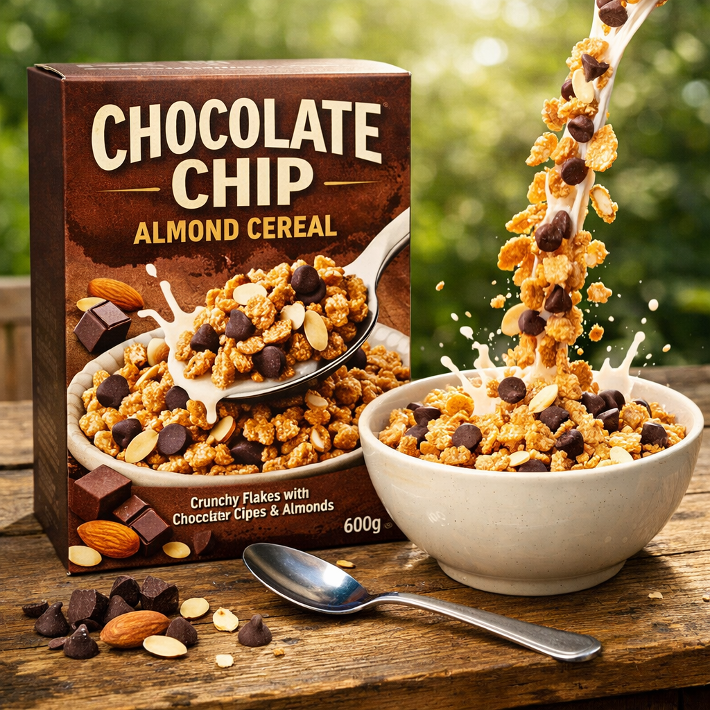 Chocolate Chip Almond Cereal — 600g / 600g