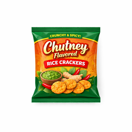 Chutney Flavored Rice Crackers — main_product_image