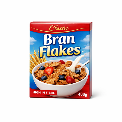 Classic Bran Flakes Cereal — 400g / 400g