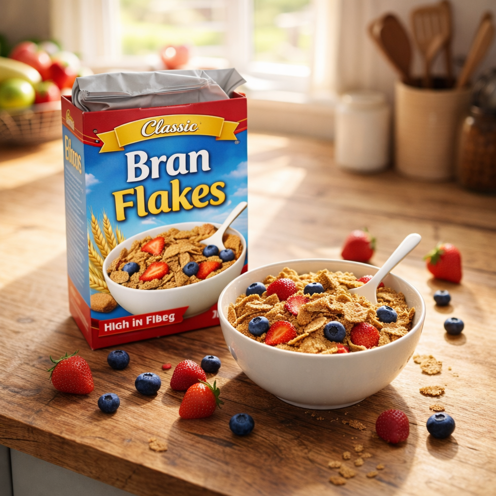 Classic Bran Flakes Cereal — lifestyle