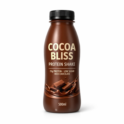 Cocoa Bliss Protein Shake — 500ml