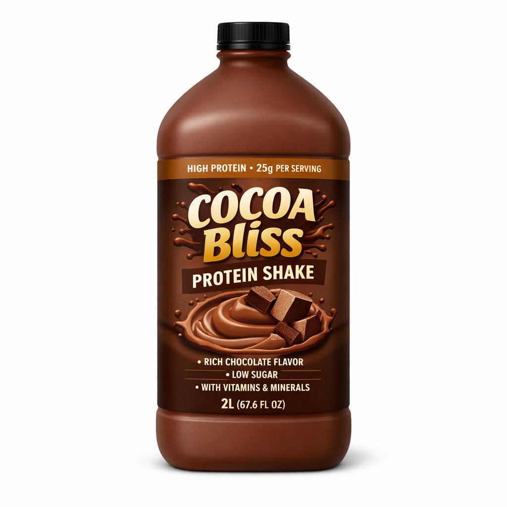 Cocoa Bliss Protein Shake — 2L