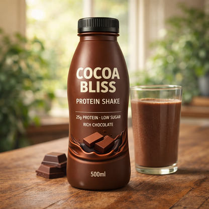 Cocoa Bliss Protein Shake — lifestyle
