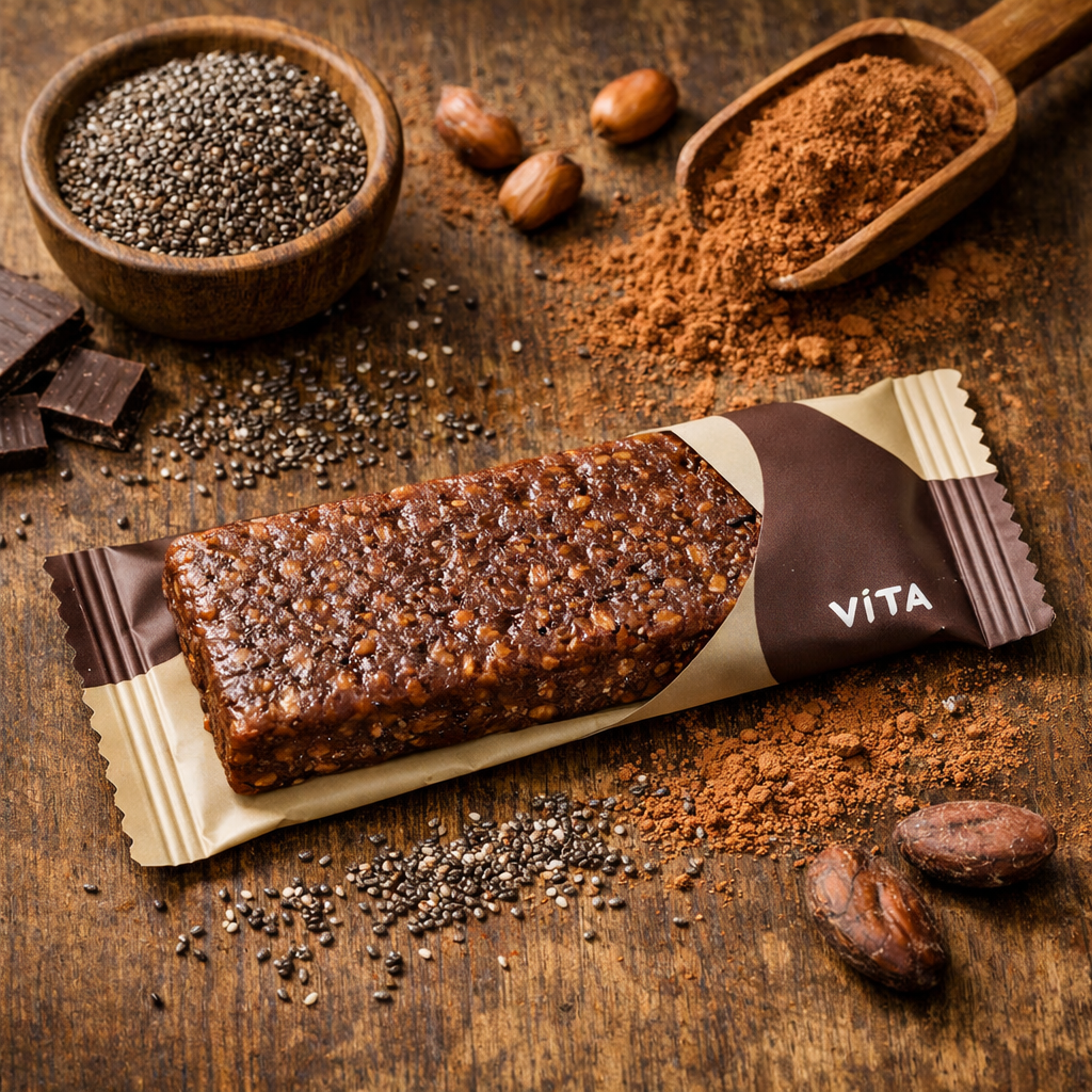 Cocoa Chia Delight Protein Bar — 150g