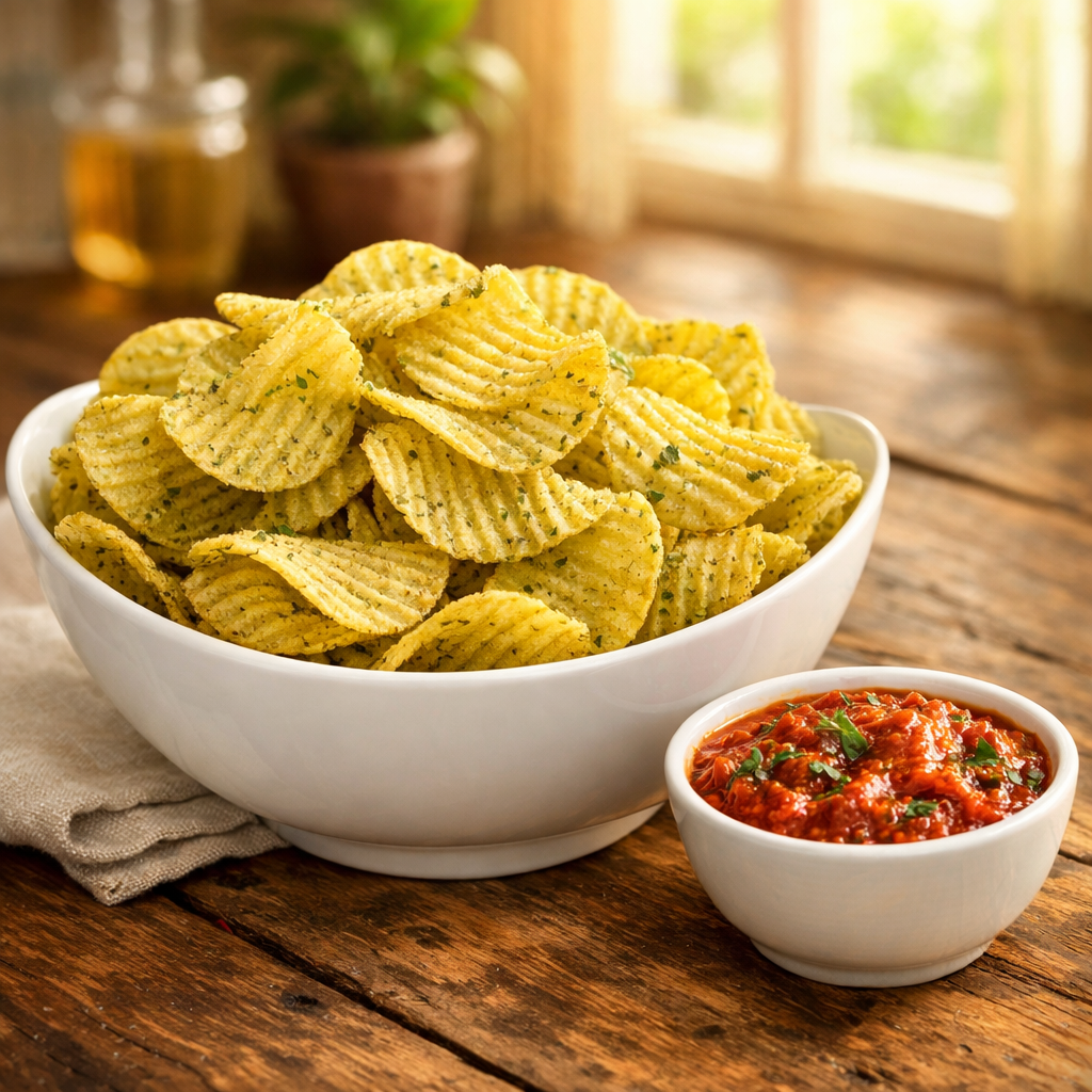Coconut Chutney Chips — lifestyle