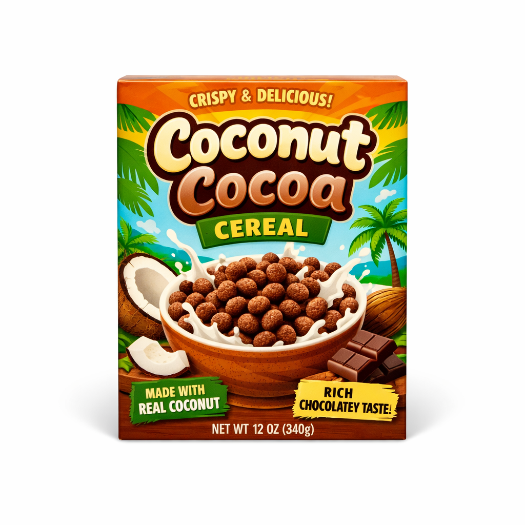 Coconut Cocoa Cereal — 250g / 250g