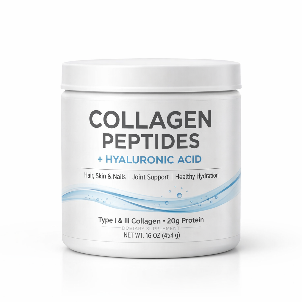 Collagen Peptides with Hyaluronic Acid — 90 Servings