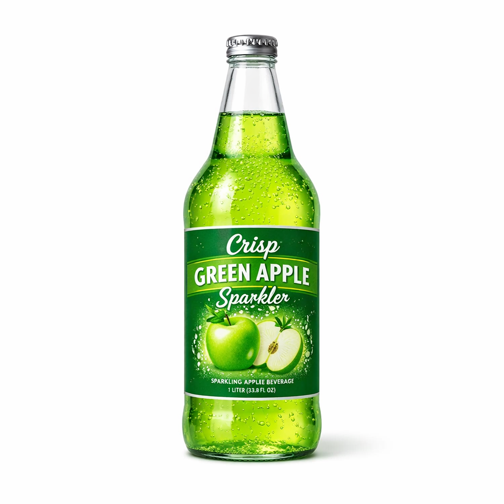 Crisp Green Apple Sparkler — 1L