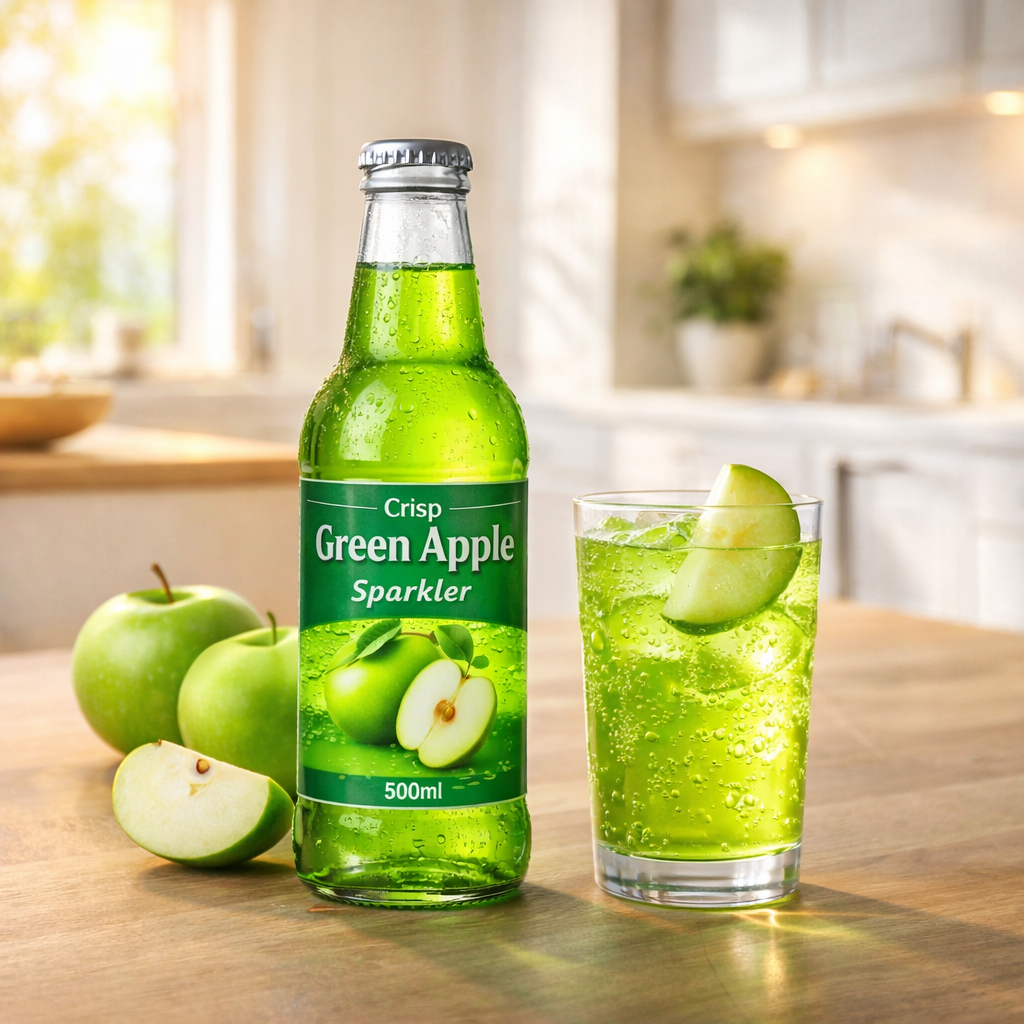 Crisp Green Apple Sparkler — lifestyle shot