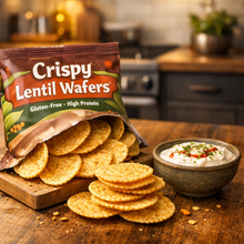 Crispy Lentil Wafers — Lifestyle Image