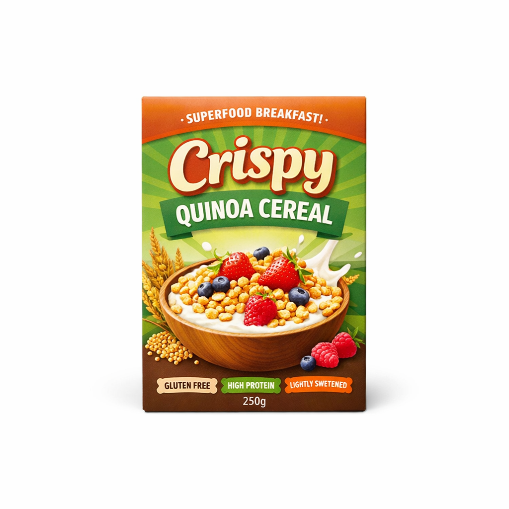 Crispy Quinoa Cereal — 250g / 250g