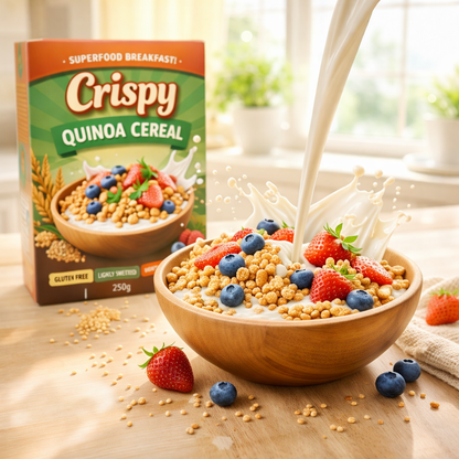 Crispy Quinoa Cereal — lifestyle