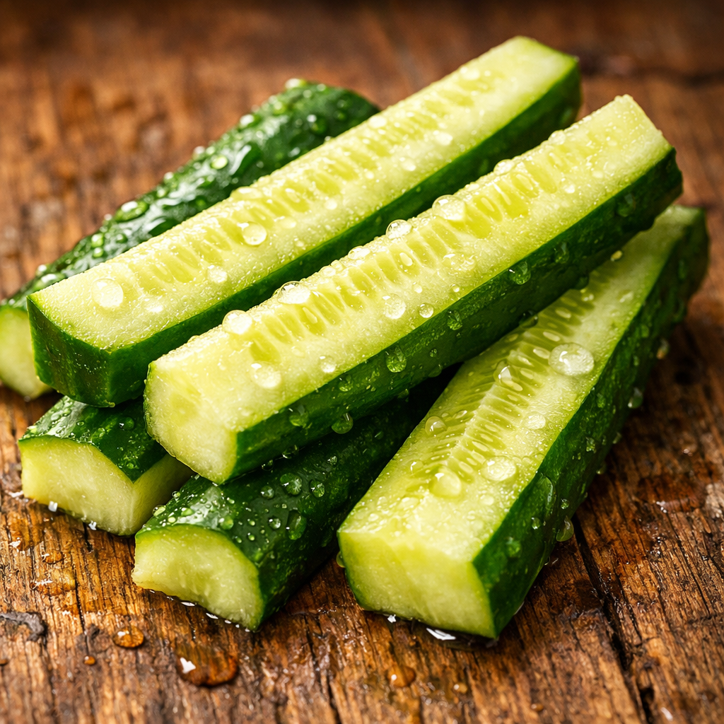 Crunchy Cucumber Sticks — detail