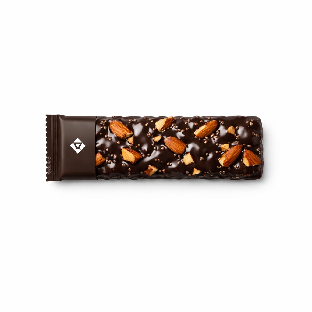 Dark Chocolate Almond Chia Bar — 50g
