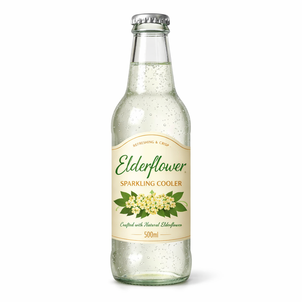 Elderflower Sparkling Cooler — 500ml