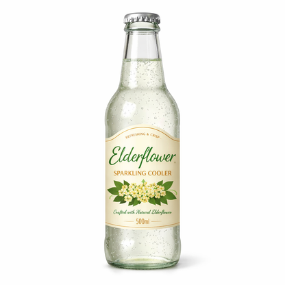Elderflower Sparkling Cooler — 500ml