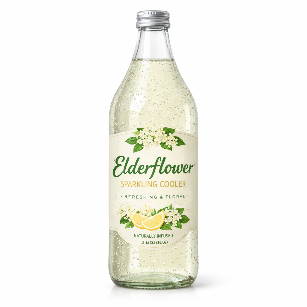 Elderflower Sparkling Cooler — 1L