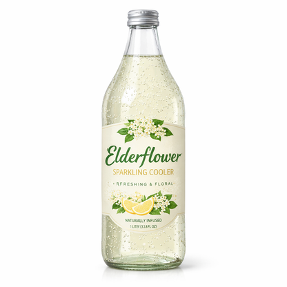 Elderflower Sparkling Cooler — 1L