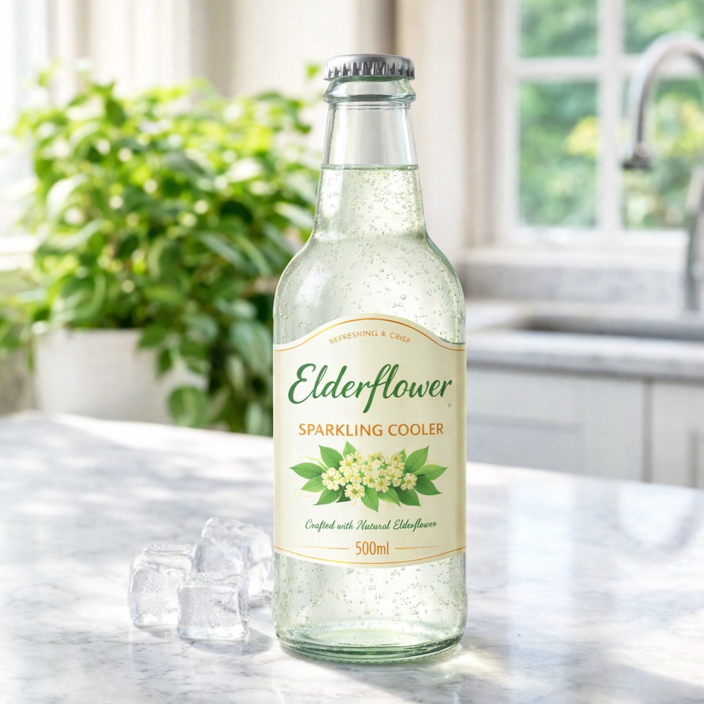 Elderflower Sparkling Cooler — lifestyle shot