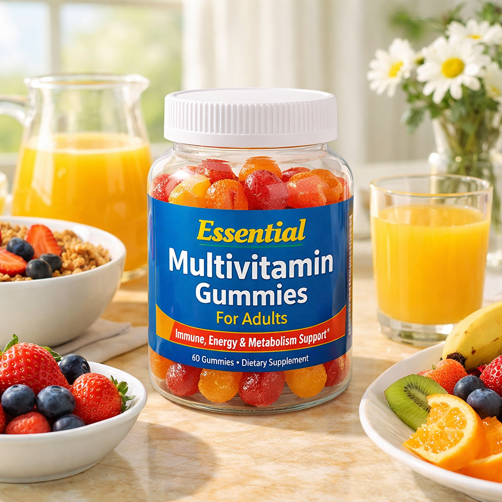 Essential Multivitamin Gummies for Adults — 60 Count