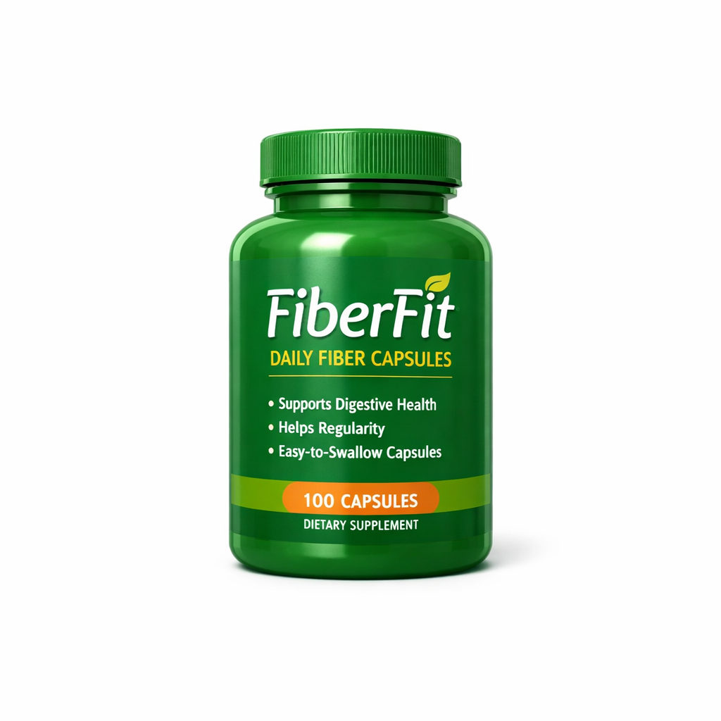 FiberFit Daily Fiber Capsules — 180 Capsules