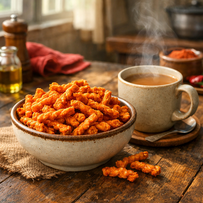Fiery Masala Twists — in_situ