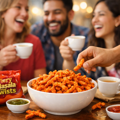 Fiery Masala Twists — creative