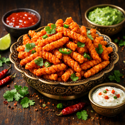 Fiery Masala Twists — creative