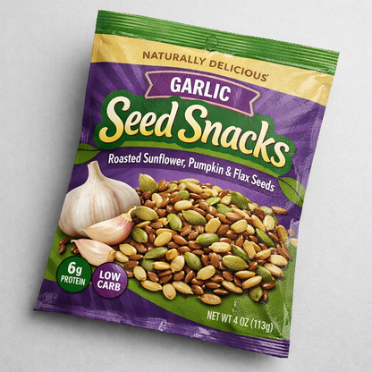 Garlic Flavored Seed Snacks — packaging_image