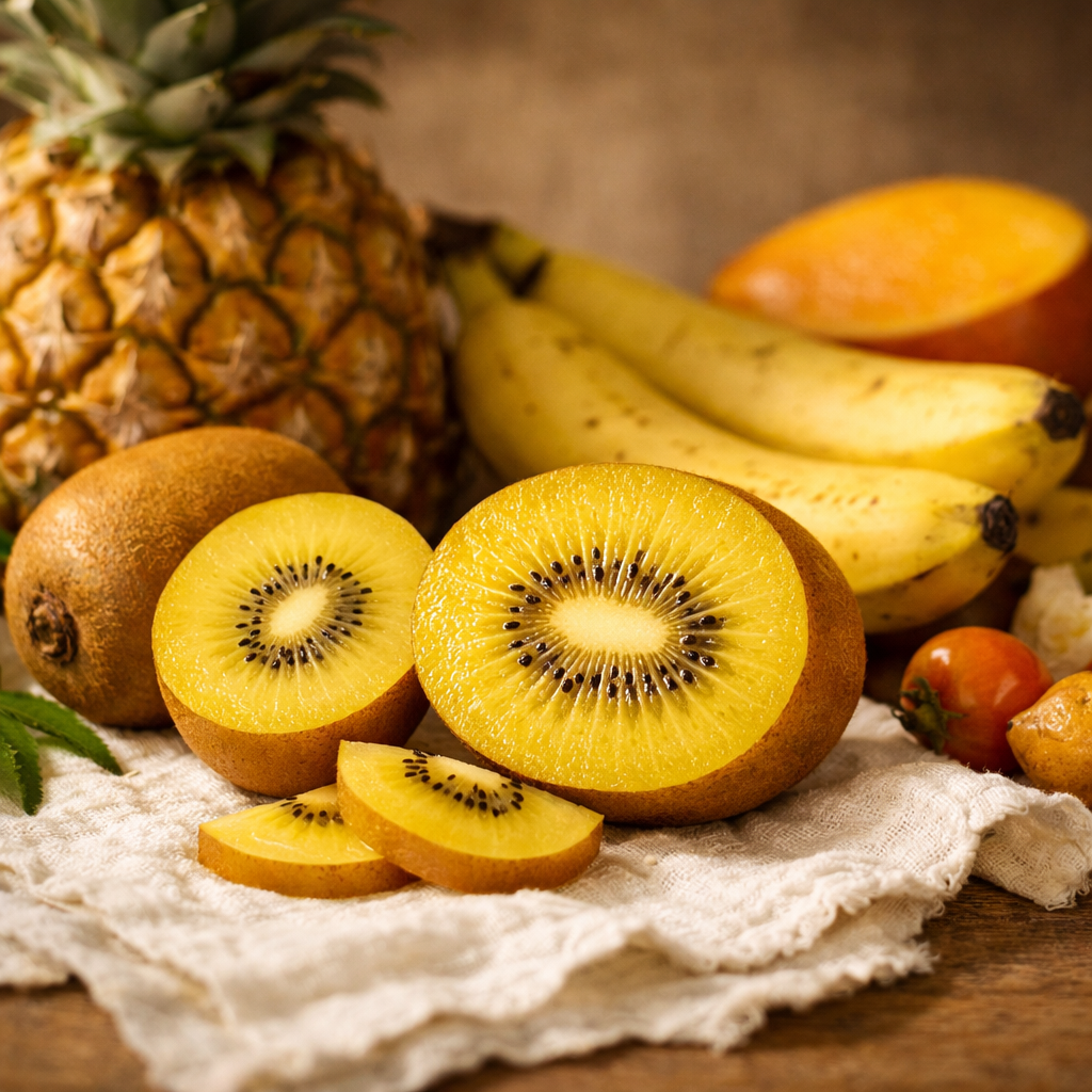 Golden Kiwi Fruit — creative