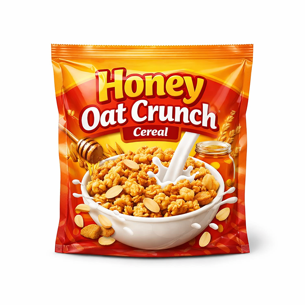 Honey Oat Crunch Cereal — 400g / 400g