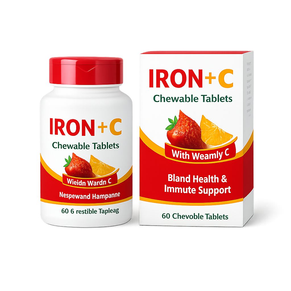 Iron + C Chewable Tablets — 20mg