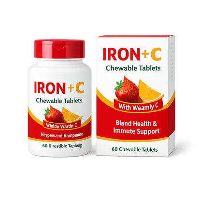 Iron + C Chewable Tablets — 20mg
