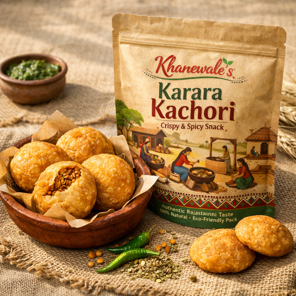 Khanewale's Karara Kachori — packaging
