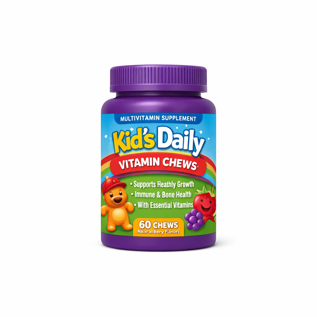 Kid's Daily Vitamin Chews — 60 Count