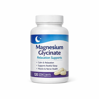 Magnesium Glycinate Relaxation Supports — 100mg