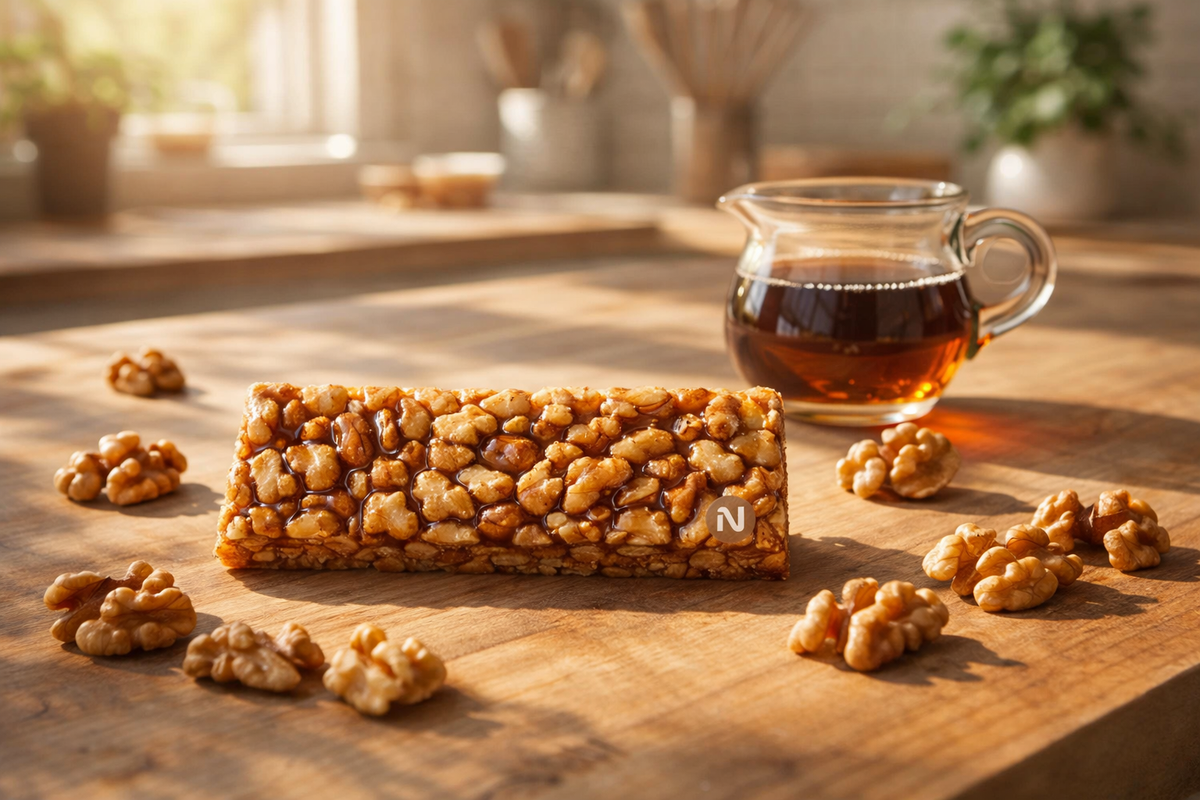 Maple Walnut Delight Bar — lifestyle
